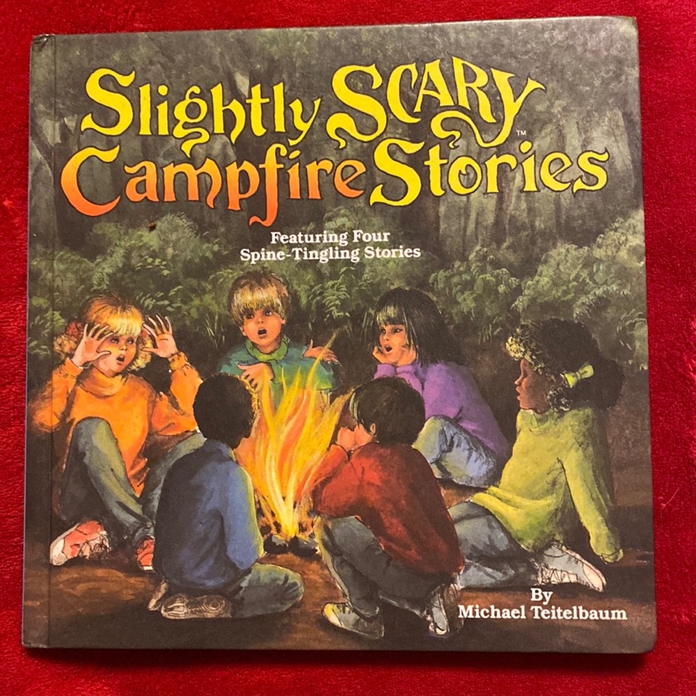 Very RARE and hard to find! Slightly Scary Campfire Stories hardback book